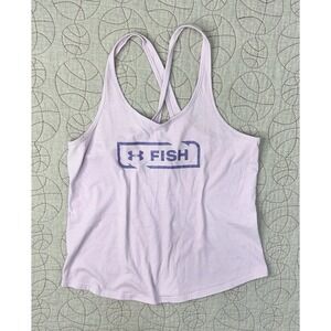 Under Armour Women Fish Icon HeatGear Tank Top Light Purple / Size Large